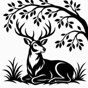Bold wildlife lettering reading The Wild Holds a Quiet Magic.